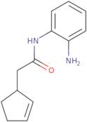 N-(2-Aminophenyl)-2-(cyclopent-2-en-1-yl)acetamide