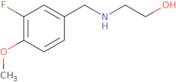 2-{[(3-Fluoro-4-methoxyphenyl)methyl]amino}ethan-1-ol