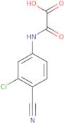 [(3-Chloro-4-cyanophenyl)carbamoyl]formic acid