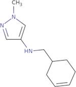 N-(Cyclohex-3-en-1-ylmethyl)-1-methylpyrazol-4-amine