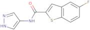 5-Fluoro-N-(1H-pyrazol-4-yl)-1-benzothiophene-2-carboxamide