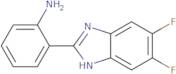 2-(5,6-Difluoro-1H-1,3-benzodiazol-2-yl)aniline