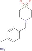 [4-[(1,1-Dioxo-1,4-thiazinan-4-yl)methyl]phenyl]methanamine