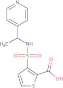 3-{[1-(Pyridin-4-yl)ethyl]sulfamoyl}thiophene-2-carboxylic acid