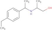 2-[1-(4-Ethylphenyl)ethylamino]propan-1-ol