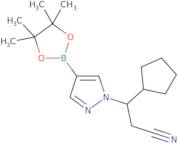 ²-Cyclopentyl-4-(4,4,5,5-tetramethyl-1,3,2-dioxaborolan-2-yl)-1H-pyrazole-1-propanenitrile-d8