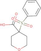 4-(Benzenesulfonyl)oxane-4-carboxylic acid