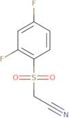 2-(2,4-Difluorobenzenesulfonyl)acetonitrile