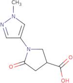 1-(1-Methyl-1H-pyrazol-4-yl)-5-oxopyrrolidine-3-carboxylic acid