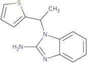 1-[1-(Thiophen-2-yl)ethyl]-2,3-dihydro-1H-1,3-benzodiazol-2-imine