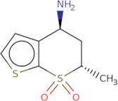 (2S,4S)-4-Amino-2-methyl-2H,3H,4H-1lambda6-thieno[2,3-b]thiopyran-1,1-dione