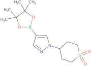 1-​(Tetrahydro-​1,​1-​dioxido-​2H-​thiopyran-​4-​yl)​-​4-​(4,​4,​5,​5-​tetramethyl-​1,​3,​2-​dioxaborolan-​2-​yl)​-1H-​pyrazole