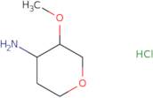 rac-(3R,4S)-3-Methoxyoxan-4-amine hydrochloride