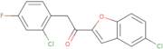 1-(5-Chloro-1-benzofuran-2-yl)-2-(2-chloro-4-fluorophenyl)ethan-1-one