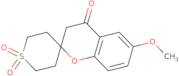 6-Methoxy-3,4-dihydrospiro[1-benzopyran-2,4'-[1λ6]thiane]-1',1',4-trione