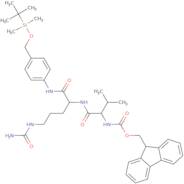 (9H-Fluoren-9-yl)methyl ((S)-1-(((S)-1-((4-(((tert-butyldimethylsilyl)oxy)methyl)phenyl)amino)-1...