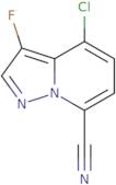 4-Chloro-3-fluoropyrazolo[1,5-a]pyridine-7-carbonitrile