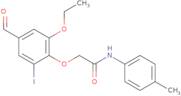 2-(2-Ethoxy-4-formyl-6-iodophenoxy)-N-(4-methylphenyl)acetamide