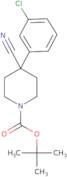 tert-Butyl 4-(3-chlorophenyl)-4-cyanopiperidine-1-carboxylate