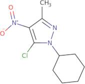 5-chloro-1-cyclohexyl-3-methyl-4-nitro-1H-pyrazole