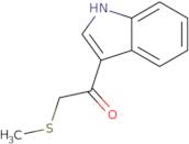 1-(1H-Indol-3-yl)-2-methylsulfanylethanone