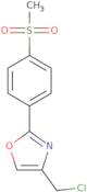 4-(Chloromethyl)-2-(4-methanesulfonylphenyl)-1,3-oxazole