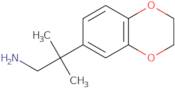 2-(2,3-Dihydro-1,4-benzodioxin-6-yl)-2-methylpropan-1-amine