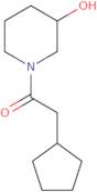 2-Cyclopentyl-1-(3-hydroxypiperidin-1-yl)ethan-1-one