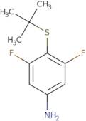 4-(tert-Butylsulfanyl)-3,5-difluoroaniline