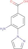 3-amino-4-(1H-pyrazol-1-yl)benzoic acid