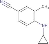 4-(Cyclopropylamino)-3-methylbenzonitrile