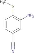 3-Amino-4-(methylsulfanyl)benzonitrile