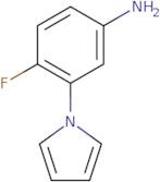 4-Fluoro-3-(1H-pyrrol-1-yl)aniline