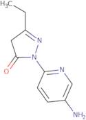 1-(5-Aminopyridin-2-yl)-3-ethyl-4,5-dihydro-1H-pyrazol-5-one