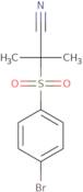 2-(4-Bromobenzenesulfonyl)-2-methylpropanenitrile