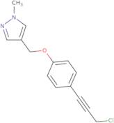 4-[4-(3-Chloroprop-1-yn-1-yl)phenoxymethyl]-1-methyl-1-pyrazole