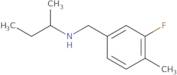 (Butan-2-yl)[(3-fluoro-4-methylphenyl)methyl]amine