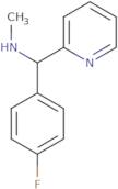 [(4-Fluorophenyl)(pyridin-2-yl)methyl](methyl)amine