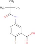 5-(2,2-Dimethylpropanamido)-2-fluorobenzoic acid