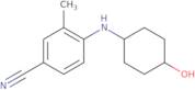 4-[(4-Hydroxycyclohexyl)amino]-3-methylbenzonitrile