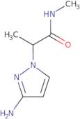 2-(3-Aminopyrazol-1-yl)-N-methylpropanamide