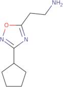 2-(3-Cyclopentyl-1,2,4-oxadiazol-5-yl)ethanamine