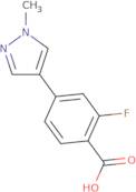 2-fluoro-4-(1-methyl-1h-pyrazol-4-yl)benzoic acid