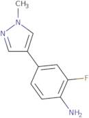 2-Fluoro-4-(1-methyl-1H-pyrazol-4-yl)aniline