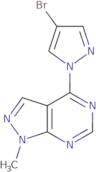 4-Bromo-1-{1-methyl-1H-pyrazolo[3,4-d]pyrimidin-4-yl}-1H-pyrazole