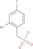 (2-Bromo-4-fluorophenyl)methanesulfonyl chloride