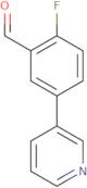 2-Fluoro-5-(pyridin-3-yl)benzaldehyde