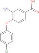 3-Amino-4-(4-chlorophenoxy)benzoic acid