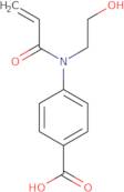 4-[N-(2-Hydroxyethyl)prop-2-enamido]benzoic acid