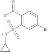 5-Bromo-N-cyclopropyl-2-nitrobenzene-1-sulfonamide